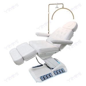 Yimmi Moderne Cosmétique Facial Spa Traitement Facial Lit Multifonctionnel Cils Chaise Table Pied Contrôlé Beauté Lit - Product Image 3
