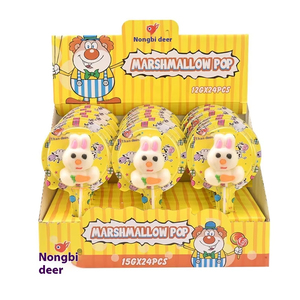 Piruletas <span class=keywords><strong>de</strong></span> Algodón con Forma <span class=keywords><strong>de</strong></span> Dibujos Animados, Sabores Frutales Surtidos, 20g por Unidad, en Caja, Regalo Dulce <span class=keywords><strong>para</strong></span> el Día del Niño y <span class=keywords><strong>Fiestas</strong></span> <span class=keywords><strong>Infantiles</strong></span> - Product Image 4