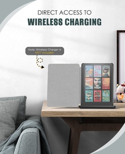 MoKo Thin Lightweight Denim Case Premium Fabric PU Funda protectora plegable para <span class=keywords><strong>Amazon</strong></span> <span class=keywords><strong>Kindle</strong></span> Paperwhite 12th Gen 7 "2024 - Product Image 4