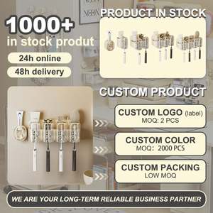 UFORU Soporte Portátil para Cepillo de Dientes con Dispensador de Pasta Dental y Vasos, Montado en la Pared - Product Image 4