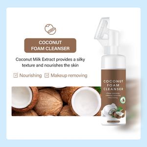 Nettoyant Visage Moussant Bio 150ml au Thé Vert, Aloe Vera, Curcuma et Noix de Coco pour Soins de la Peau – Vente en Gros - Product Image 3