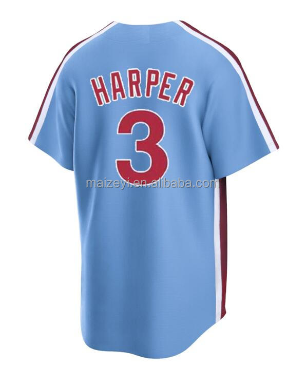 #3 Bryce Harper Bleu clair