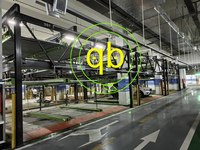 Système de stationnement vertical intelligent à trois étages pour voitures, avec élévateur motorisé pour garage