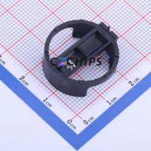 BS-01-A1BJ001 Button & Strip Battery Connector Through hole Component THT Connector Battery Holder CR2032 Phosphor Bronze Nickel - Product Image 2