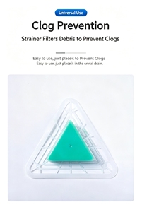 Bloque Triangular de Fragancia para Urinarios Comerciales, Filtro Desodorante Antiobstrucción para Baños Públicos y de Hotel - Product Image 5