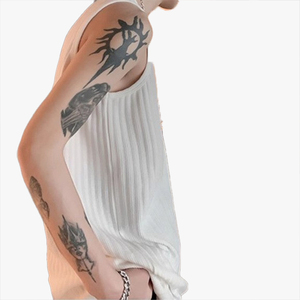 Chaleco Deportivo de Verano para Hombre, Holgado, sin Mangas, para Fitness, Ropa Interior, Capa Base, Camiseta sin Mangas, Holgada - Product Image 5