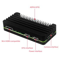 Raspberry beri Pi Zero 2W sarung logam penyerap panas cangkang pendingin pasif paduan aluminium untuk Rpi zero 2W