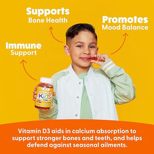 Gomitas Multifuncionales de Vitamina D3 Colecalciferol para Niños, Gomitas Orgánicas de Vitamina D, Biotina, Vitamina D para Niños, Gomitas Energéticas - Product Image 6