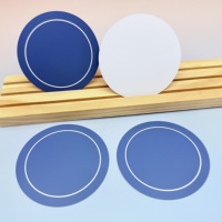 OEM personalizado 13,56 MHz impermeable Pvc redondo NFC Mesa etiqueta QR pegatina placa programable