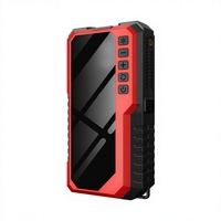 Démarreur de voiture portable X49 12V avec compresseur d'air 2000A 6400mAh, booster d'urgence à affichage numérique pour camion/moto/voiture