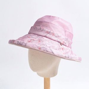 Women's Striped Sunshade Hat <b>Small</b> Floral Casual Fisherman Hat for Spring Summer Breathable Thin - Product Image 2