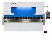 Presse plieuse CNC BEKE WC67K 100T3200 E21 à structure à barre de torsion, idéale pour la production en série de pièces en cuivre