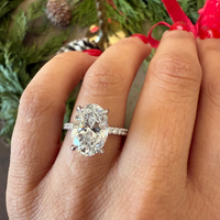 Bague de fiançailles en or massif 14k 18k avec diamant de laboratoire certifié IGI CVD HPHT pour femme, 2ct 3ct VVS, bijoux sur mesure