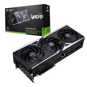 2025ใหม่ที่มีสีสัน iGame RTX 5090 D V2 Vulcan OC OC 24GB พัดลมตั้งโต๊ะแบบ5.0 GPU การ์ดวิดีโอเกมความละเอียด7680x4320 - Product Image 1