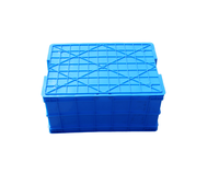 Caisses logistiques en plastique robustes et empilables pour usage domestique ou en supermarché, 640*420*310mm, pour le transport et le manutention.