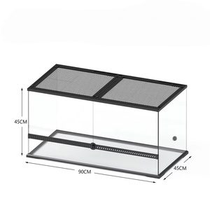 OEM/ODM Büyük Boy Yağmur Ormanı Habitat Tankı, Kaplumbağa, Yılan ve Sürüngenler için Drenaj Sistemi ve Havalandırma Delikleriyle - Product Image 4