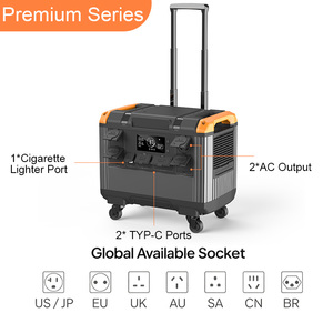 3000W Portable <b>Power</b> Station with External Battery & Car Charging 400W <b>Solar</b> Panel <b>Solar</b> System <b>Kit</b> for Camping & Off-Grid Use - Product Image 4