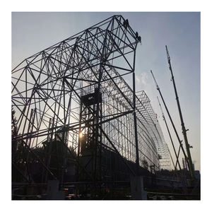 Сборные стальные ферменные конструкции: Заводская цена, крупнопролетные кровельные системы для складов, стадионов, авиационных ангаров. ЭКО, лучшее качество сварки. - Product Image 2