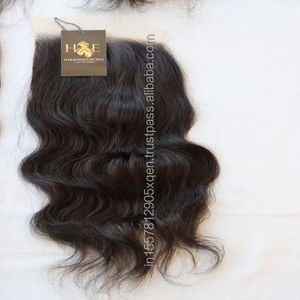 Indian Temple Raw Hair Wholesale Cuticle Aligned Virgin Remy Human Hair Straight 3 Bundles With HD Lace Frontal - Product Image 6