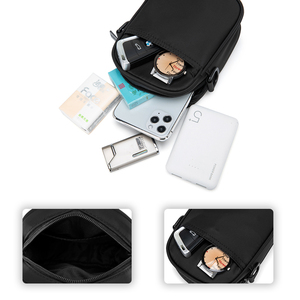 Outdoor Sports Custom logo Cross Body <strong>Mobile</strong> <strong>Phone</strong> Shoulder <strong>Bags</strong> for Men Side <strong>Bag</strong> Men - Product Image 4