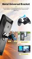 Sistema de Monitoreo con Cámara de Visión Trasera y Espejo Retrovisor Lateral Electrónico con Pantalla Táctil IPS de 10.36 Pulgadas, AHD, 2 Pantallas Divididas, IA y BSD para Autobús y Camión