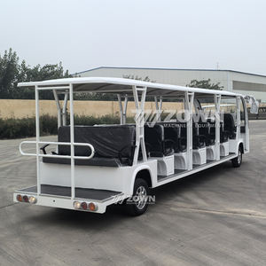 Bus touristique populaire de 23 places largement utilisé en plein air touristique New Energy Zoo Shuttle City Car pour les zones pittoresques - Product Image 4