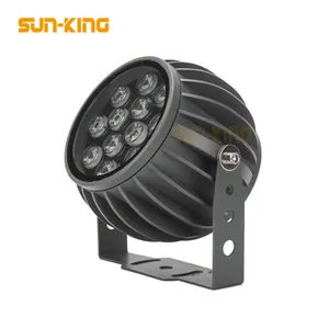 Potente rotonda parco tetto a bassa tensione dmx rgb proiettore 6W 9W 12W 18W led di paesaggio del giardino luci