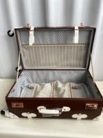 Nouvelles innovations en cuir PU Vintage ensembles de bagages femmes rétro valise main à main Trolley sac