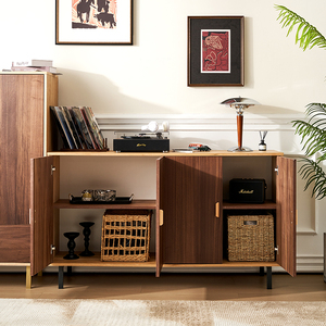 Modern American Style Luxury High Quality HDF Large Capacity Eco-Friendly Living Room <b>Sideboard</b> Cabinet Living Room <b>Sideboard</b> - Product Image 5