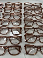 Montures de lunettes en acétate fabriquées en Chine, personnalisation du logo, vente en gros de montures optiques