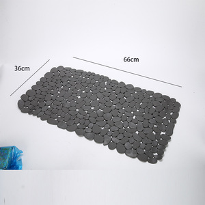 Tpr Non Slip Bath Mat 66cm X 36cm Rectangle Anti Slip Shower Floor Mat For Bathroom Bathtub Massage Use - Product Image 1