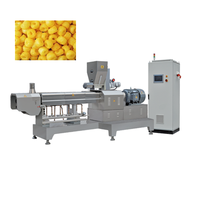 Ligne de production automatique de snacks soufflés : rouleaux d'oignon, riz farci, tubes de maïs soufflé, machine à fabriquer des snacks, extrudeuse de bâtonnets creux