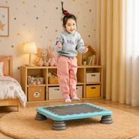 Trampolín Cuadrado Ecológico para Niños, Entrenamiento Sensorial, Trampolín Deportivo de Equilibrio para Interiores, Tabla de Salto, Uso en Gimnasio en Casa, Unisex