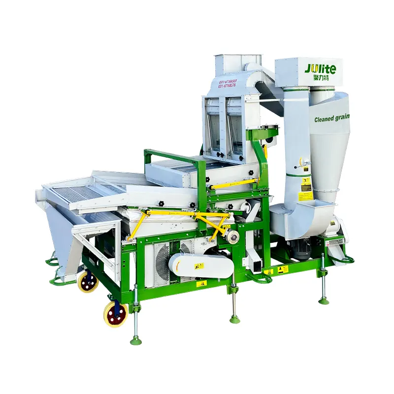 Sunflower Sorting Machine Flaxseed Sesame Seed Grain Cleaner Machine With Gravity Table