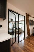 Ventana Horizontal de Acero Hueco Estilo Vintage Estándar Estadounidense con Aislamiento Térmico y Acústico para Uso Exterior