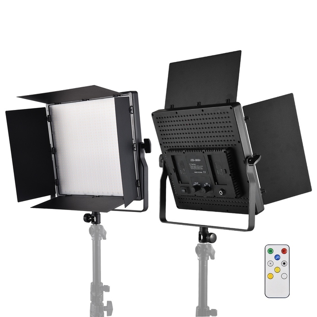 Factory Bi-color Photography Light LED Light Panel 1024pcs LED Beads 90W 3200K-5600K Dimmable Photography Video Light