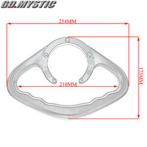 ヤマハMT03MT01 YZF R1R3用の新しいオートバイ助手席フロントハンドルグリップグラブ燃料タンクバーアームレスト - Product Image 3