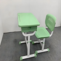 Ensemble chaise et bureau ergonomique moderne, durable, écologique, en métal, réglable en hauteur, de haute qualité, pour chambre à coucher, école, étudiant, personnalisable