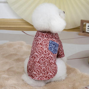 Commercio all'ingrosso eco-friendly poliestere Pet vestiti carino orsacchiotto Panda gatto sottile con stampa collina per piccoli gatti e cani lavaggio a mano - Product Image 3