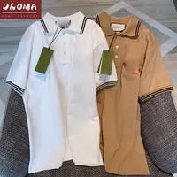 Juran toma — t-shirt polo à col rabattu pour femmes, vêtements haut de gamme 1:1 gg, marque de luxe, ample et décontracté, 2022
