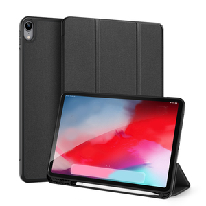เคสสำหรับ iPad Air 4 10.9/ iPad 11/12.9 2021 เคสแล็ปท็อป <span class=keywords><strong>DUX</strong></span> <span class=keywords><strong>DUCIS</strong></span> DOMO แบบพับสามตอน วัสดุหนัง PU+TPU พร้อมช่องใส่ปากกา - Product Image 5