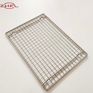 Stainless Steel Wire Mesh Grill <b>Baking</b> Tray/Cooling <b>Rack</b> Food Grade 304 Heat Resistant Corrosion Resistant for Accessories - Product Image 6
