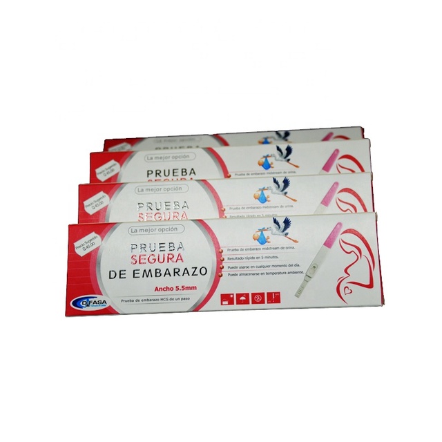 JPLT IVD Diagnostic Test HCG Pregnancy Rapid Test Colloidal Gold 3-5min Custom Strip/Cassette/Midstream Bulk Package