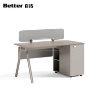Meubles de bureau modulaires ODM/OEM modernes, postes de travail 4/6 places, bureaux de travail, table en bois, cloisons de bureau, armoire de bureau, bureau de travail