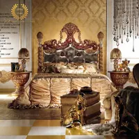 Avrupa tarzı yatak lüks kraliyet takım yatak odası