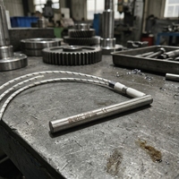 Chauffe-liquide Yiyan personnalisé à angle droit de 90 degrés, micro-diamètre, à cartouche, avec fils internes sertis, en acier inoxydable
