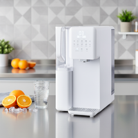 Distributeur d'eau chaude/froide domestique de bureau électrique avec filtration RO à 4 étapes et osmose inverse, en plastique ABS sans BPA pour usage domestique