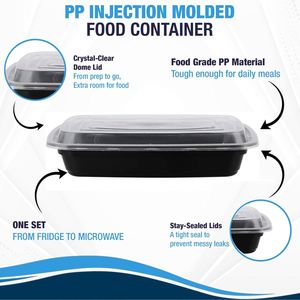 Envases de Plástico para Alimentos Hechos a Medida, Aptos para Microondas, para Comida Caliente o Fría para Llevar - Product Image 3