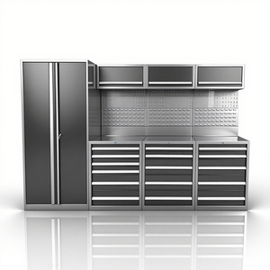 Heavy-Duty đa chức năng kim loại công cụ ngực và xe đẩy Modular nhà để xe tủ cho hội thảo bàn làm việc lưu trữ - Product Image 4