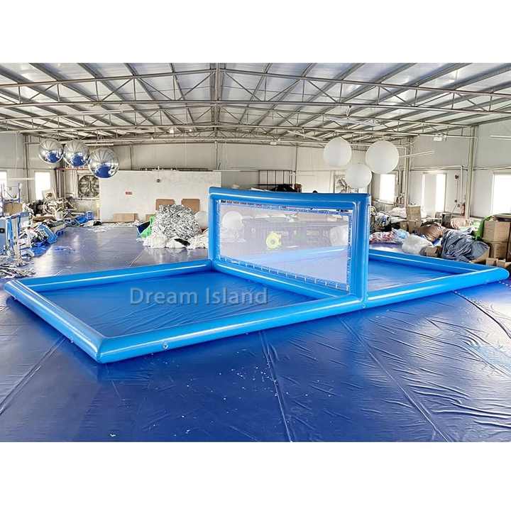 Outdoor inflatable volleyball pool court sports games field water play